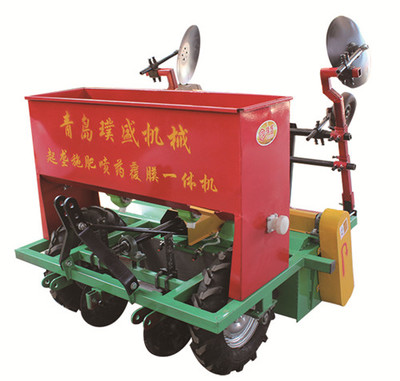 單壟起壟施肥噴藥覆膜一體機(jī) 現(xiàn)代農(nóng)業(yè)種植的集成化高效解決方案